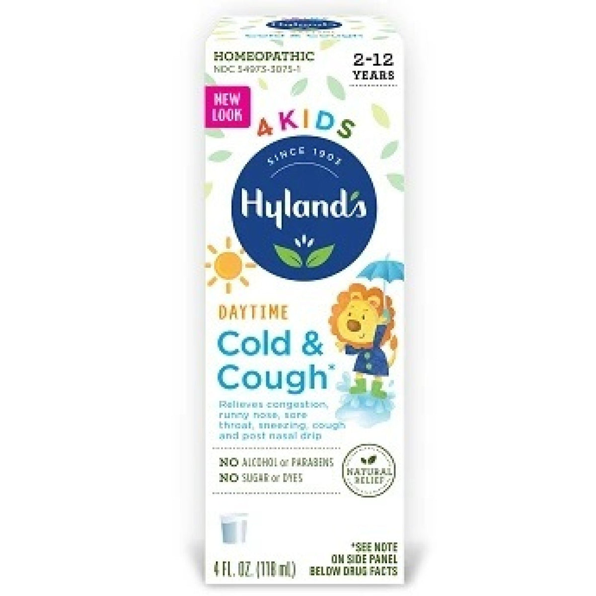 Hyland's Naturals Cold & Cough, Nighttime, Homeopathic 4 Fl Oz