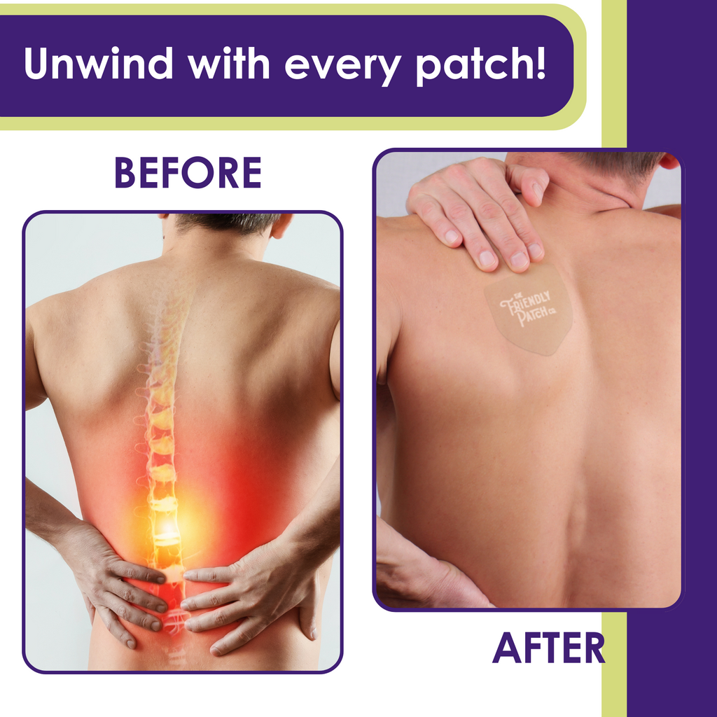 Relief Night Pain Patches: Arnica & Melatonin for Soreness & Sleep - 8 Pack