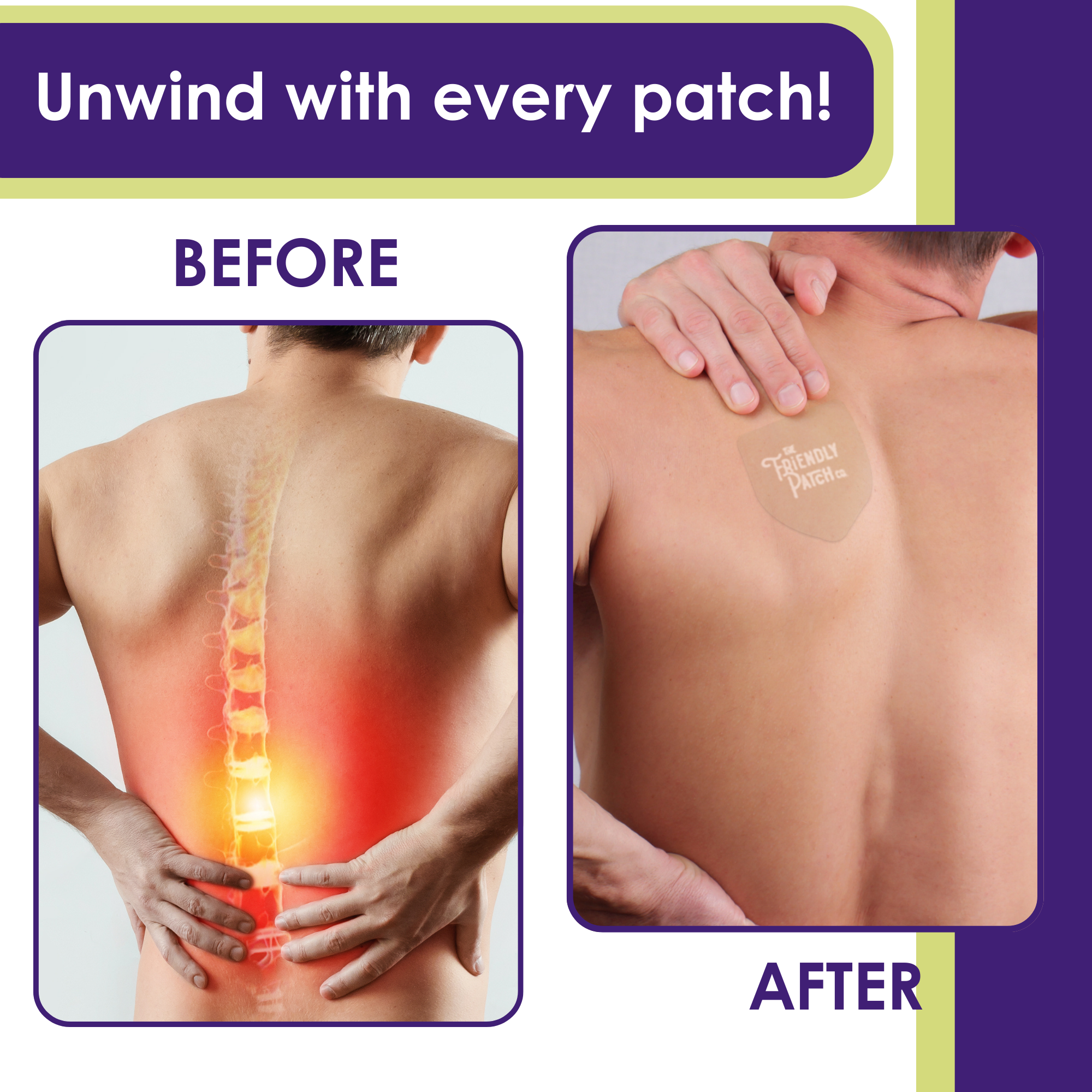 Relief Night Pain Patches: Arnica & Melatonin for Soreness & Sleep - 8 Pack