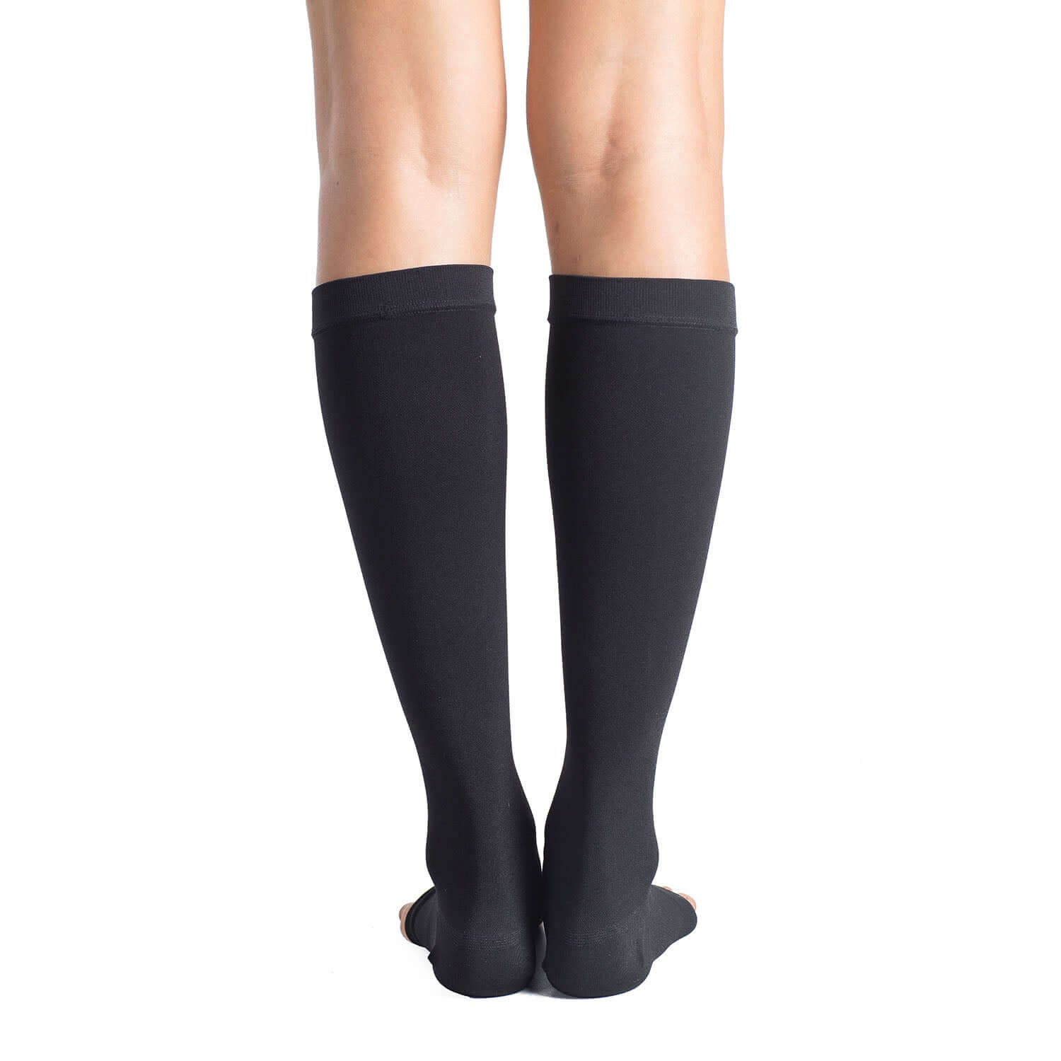Open Toe Medical Compression Socks Graduated 20-30 mmHg Knee High 1 Pack