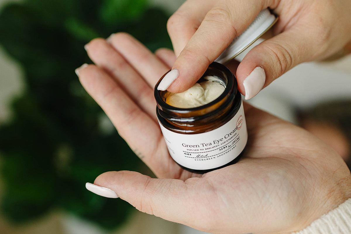 Green Tea Eye Cream made with Tallow