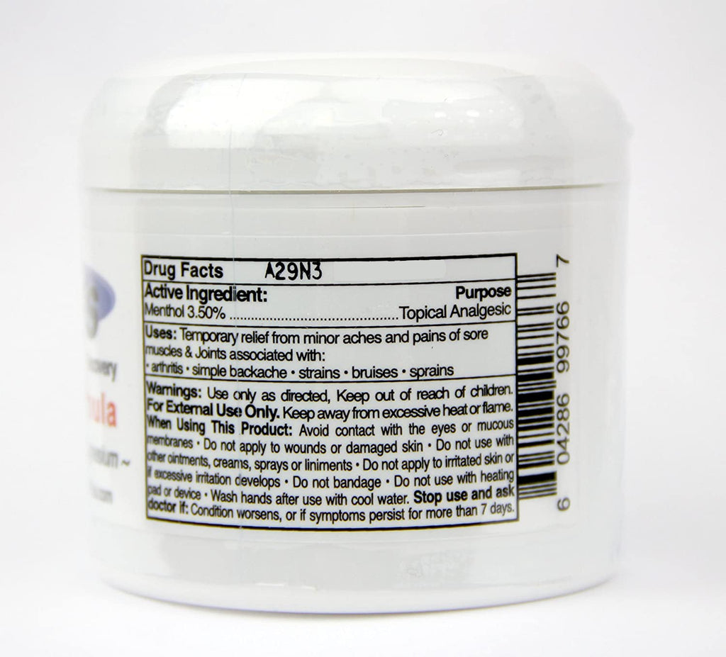 AcuPlus 4 oz Pain Relief Cream – Menthol Topical Analgesic for Muscle and Joint Aches