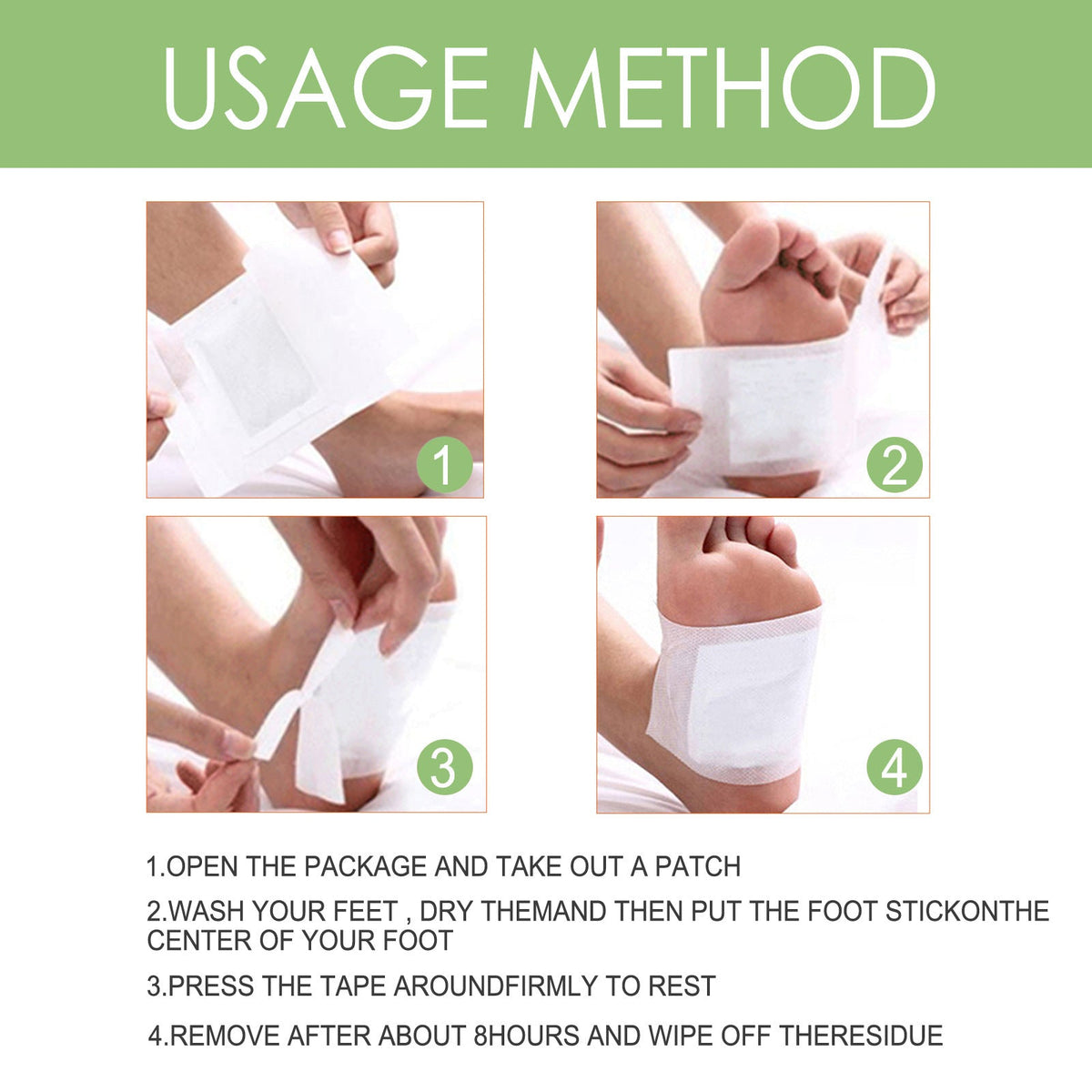 Clean Foot Patch Deep Clean Foot Moisture Slimming Body Care Patch