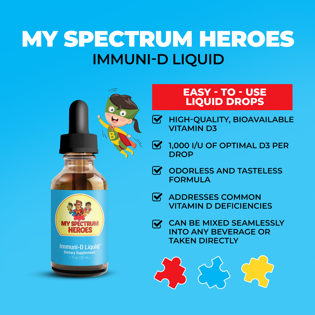 Immuni-D Liquid – Kids Vitamin D3 Drops