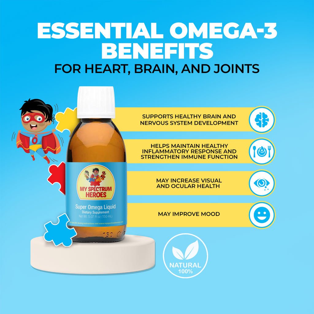 Super Omega Liquid – Kids Omega-3 Fish Oil (EPA & DHA)