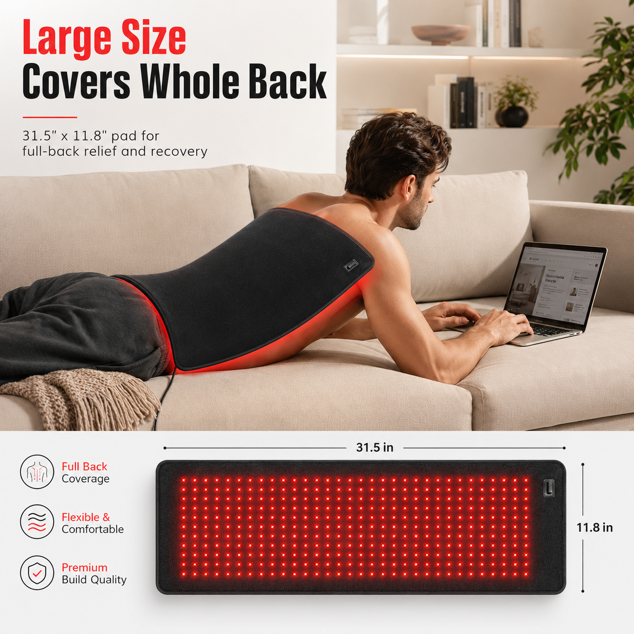 FullGlow™ Red Light & Near Infrared Pad