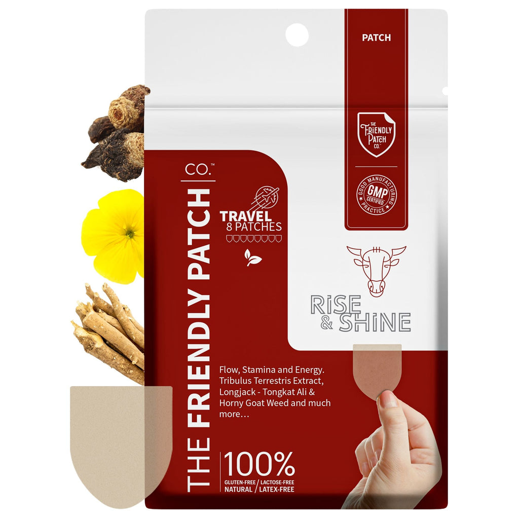 Rise & Shine Patches: Tongkat Ali & Black Maca Performance Patches - 8 pack