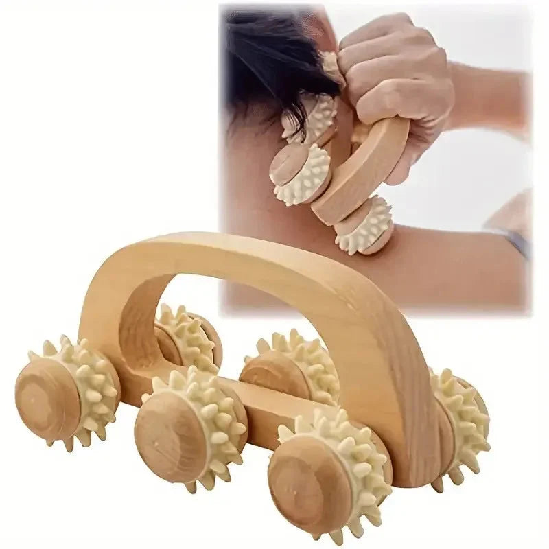 Wooden Massage Roller Tool