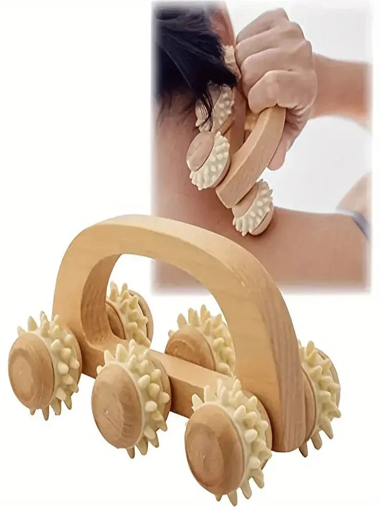 Wooden Massage Roller Tool