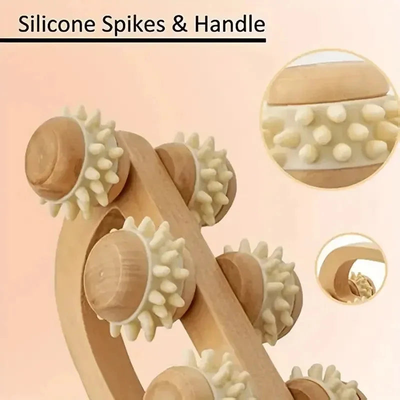 Wooden Massage Roller Tool