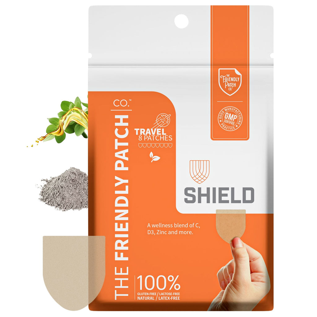 Shield Wellness: 12-Hour High-Potency Immunity Patches - 8 Pack