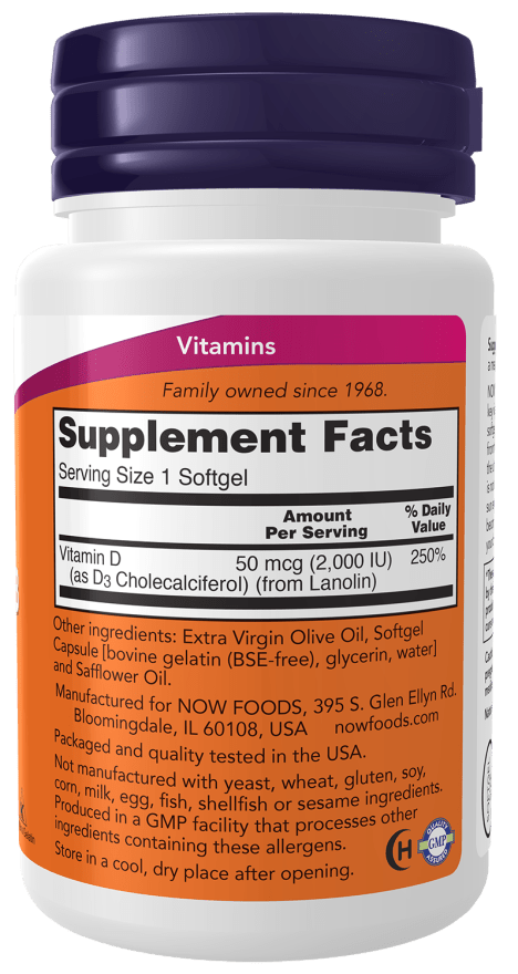 Vitamin D-3 2,000 IU