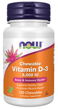 Vitamin D-3 Chewable 5,000 IU