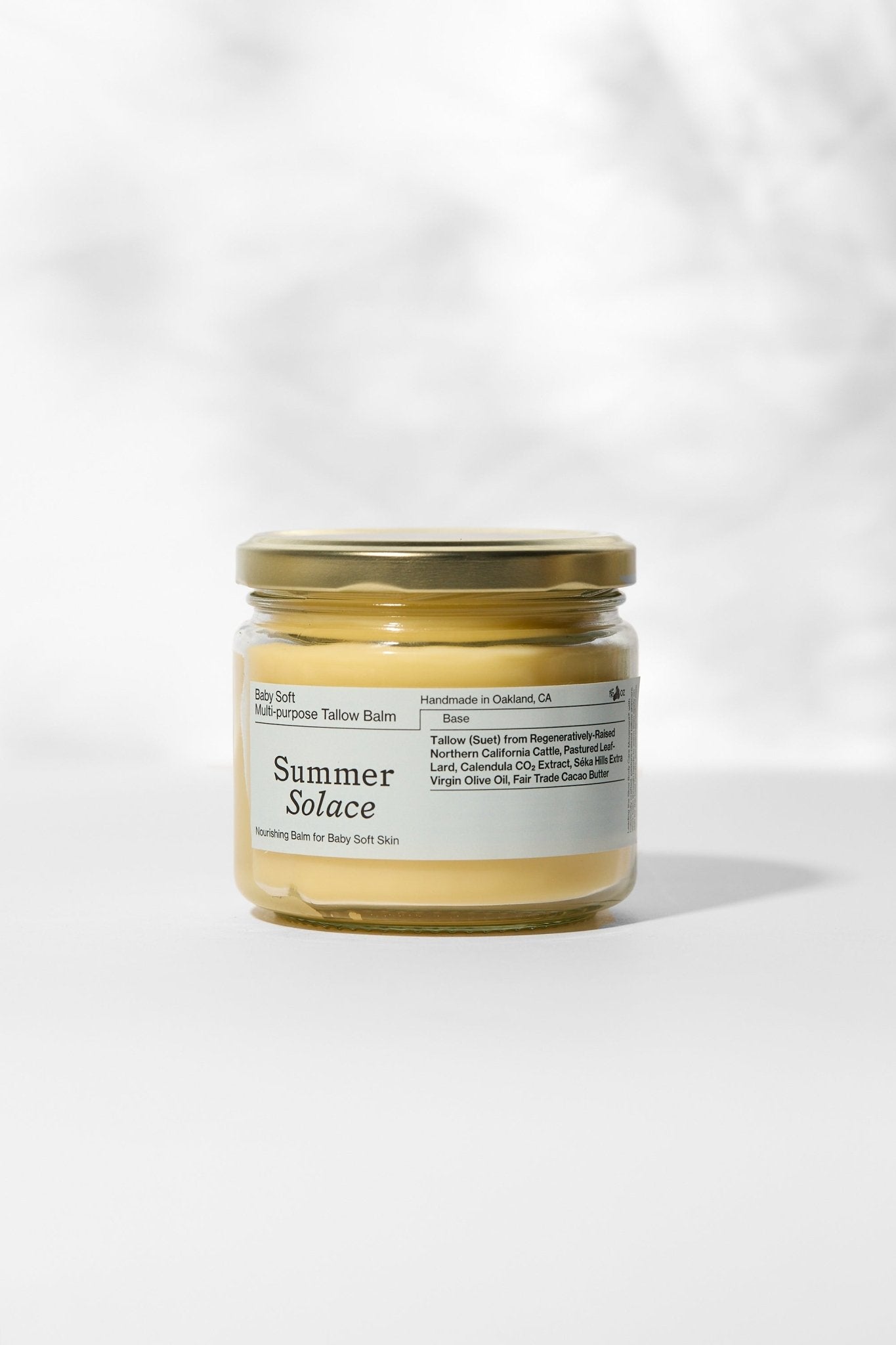 Baby Soft Family Tallow Balm with Lard + Cacao • Gentle Unscented Moisturizer