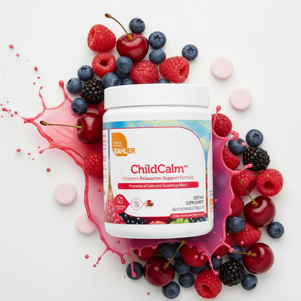 Zahler ChildCalm™ – Children’s Relaxation Support Formula | Promotes a Calm & Soothing Effect | 60 Chewable Tablets