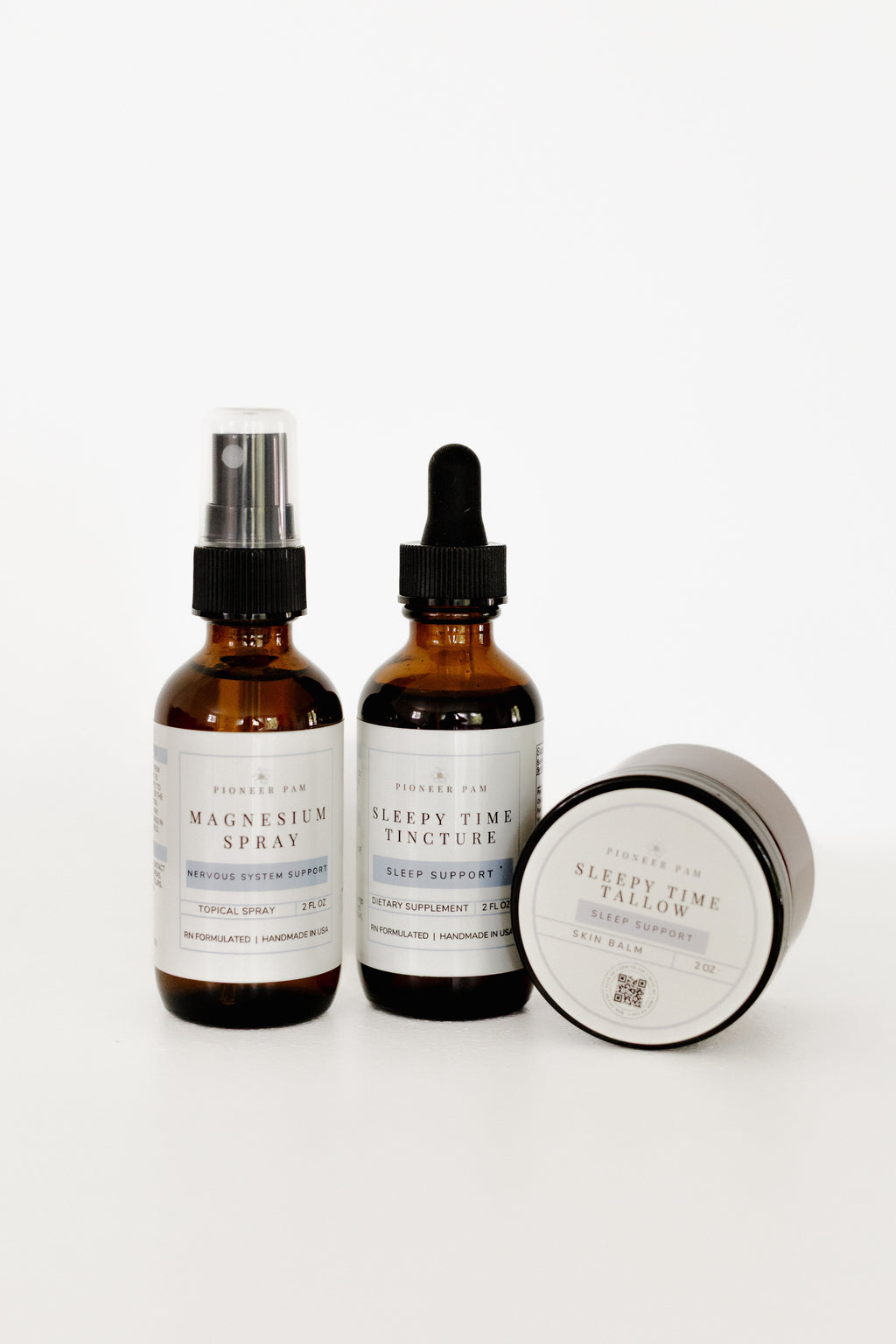 Sleepy Time Combo: Sleepy Time Tincture, Sleepy Time Tallow, Magnesium Spray